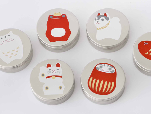 ヒトツブカンロ　縁起缶