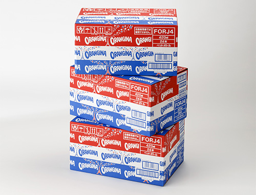 Orangina Design Carton, soft drink