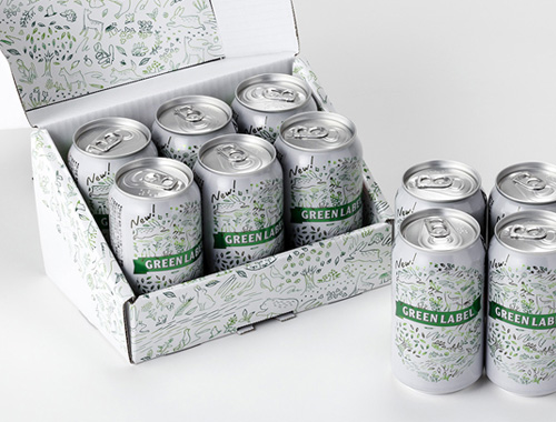 GREEN LABEL GREEN FRIENDS, sparkling alcoholic beverage