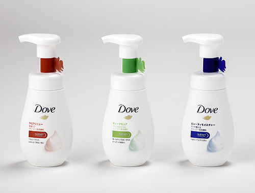 Structure Design of Dove Creamy Bubble Face Wash, facial wash