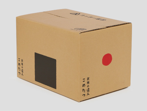 Cardboard box for rice