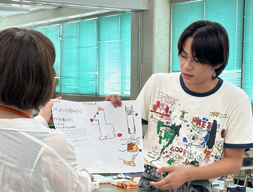 ワークショップ -10〈専修学校インターナショナルデザインアカデミー〉の画像