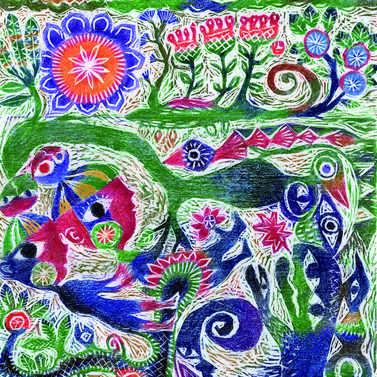 かとうたえこ個展「Tara’s Garden」の画像