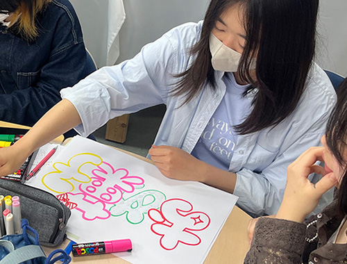 ワークショップ -5〈安田女子大学〉の画像